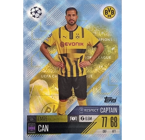 Topps Champions League Match Attax 2024/2025 / 185 EMRE CAN / Blau Parallel