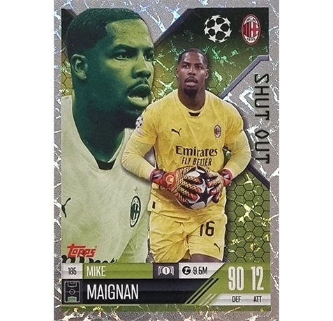 Topps Champions League EXTRA Match Attax 2024-2025 / 185 MIKE MAIGNAN / SHUT OUT