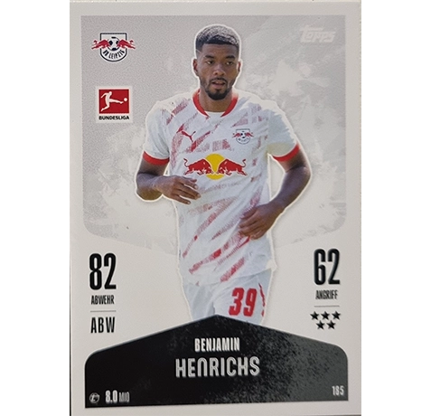 Topps Bundesliga Match Attax 2024/25 / Nr. 185 BENJAMIN HENRICHS