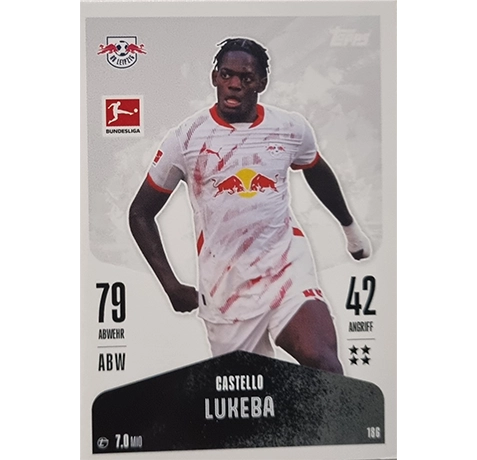 Topps Bundesliga Match Attax 2024/25 / Nr. 186 CASTELLO LUKEBA