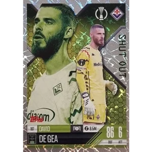 Topps Champions League EXTRA Match Attax 2024-2025 / 187 DAVID DE GEA / SHUT OUT