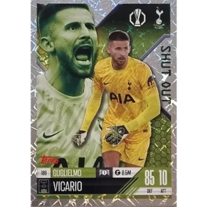 Topps Champions League EXTRA Match Attax 2024-2025 / 189 GUGLIELMO VICARIO / SHUT OUT