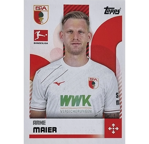 Topps Bundesliga Sticker Saison 2024/2025 / Sticker Nummer 019 Arne Maier