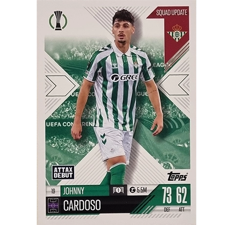 Topps Champions League EXTRA Match Attax 2024-2025 / 019 JOHNNY CARDOSO