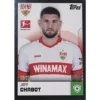 Topps Bundesliga Sticker Saison 2024/2025 / Sticker Nummer 381 JEFF CHABOT / SCHWARZ PARALELL 19/25