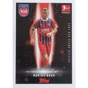 Topps Bundesliga Sticker Saison 2024/2025 / Sticker Nummer 190 Adrian Beck / Spieler unter der Lupe