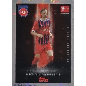 Topps Bundesliga Sticker Saison 2024/2025 / Sticker Nummer 191 Maximilian Breunig / Spieler unter der Lupe
