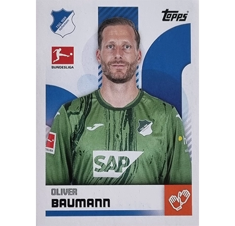 Topps Bundesliga Sticker Saison 2024/2025 / Sticker Nummer 194 Oliver Baumann