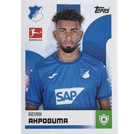 Topps Bundesliga Sticker Saison 2024/2025 / Sticker Nummer 196 Kevin Akpoguma