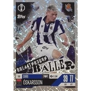 Topps Champions League EXTRA Match Attax 2024-2025 / 196 ORRI OSKARSSON / BREAKTHROUGH BALLER