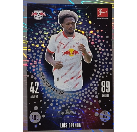 Topps Bundesliga Match Attax 2024/25 / Nr. 197 LOIS OPENDA / STARSPIELER