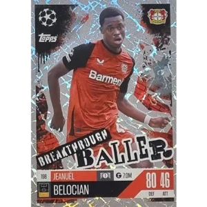 Topps Champions League EXTRA Match Attax 2024-2025 / 198 JEANUEL BELOCIAN / BREAKTHROUGH BALLER