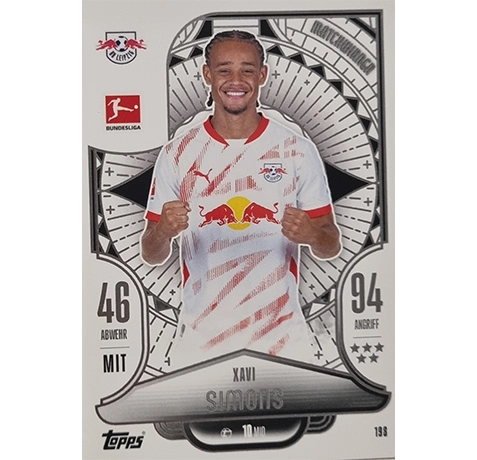 Topps Bundesliga Match Attax 2024/25 / Nr. 198 XAVI SIMONS / MATCHWINNER