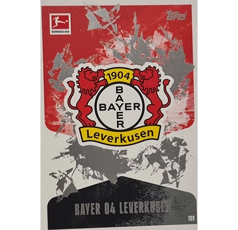 Topps Bundesliga Match Attax 2024/25 / Nr. 199 BAYER 04 LEVERKUSEN / CLUB LOGO