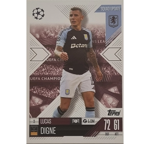 Topps Champions League EXTRA Match Attax 2024-2025 / 002 LUCAS DIGNE