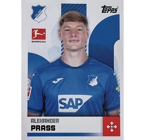 Topps Bundesliga Sticker Saison 2024/2025 / Sticker Nummer 200 Alexander Prass