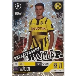 Topps Champions League EXTRA Match Attax 2024-2025 / 200 KJELL WÄTJEN / BREAKTHROUGH BALLER