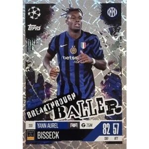 Topps Champions League EXTRA Match Attax 2024-2025 / 201 YANN AUREL BISSECK / BREAKTHROUGH BALLER