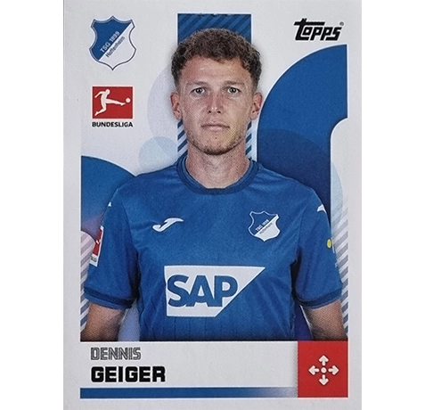 Topps Bundesliga Sticker Saison 2024/2025 / Sticker Nummer 202 Dennis Geiger