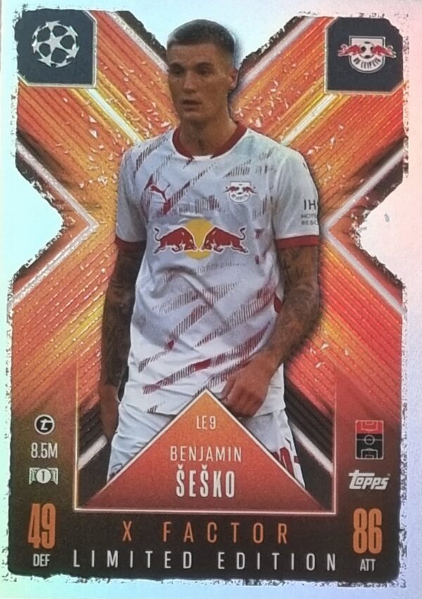 Topps Champions League EXTRA Match Attax 2024-2025 Limited Edition / LE 09 BENJAMIN SESKO / X-FACTOR