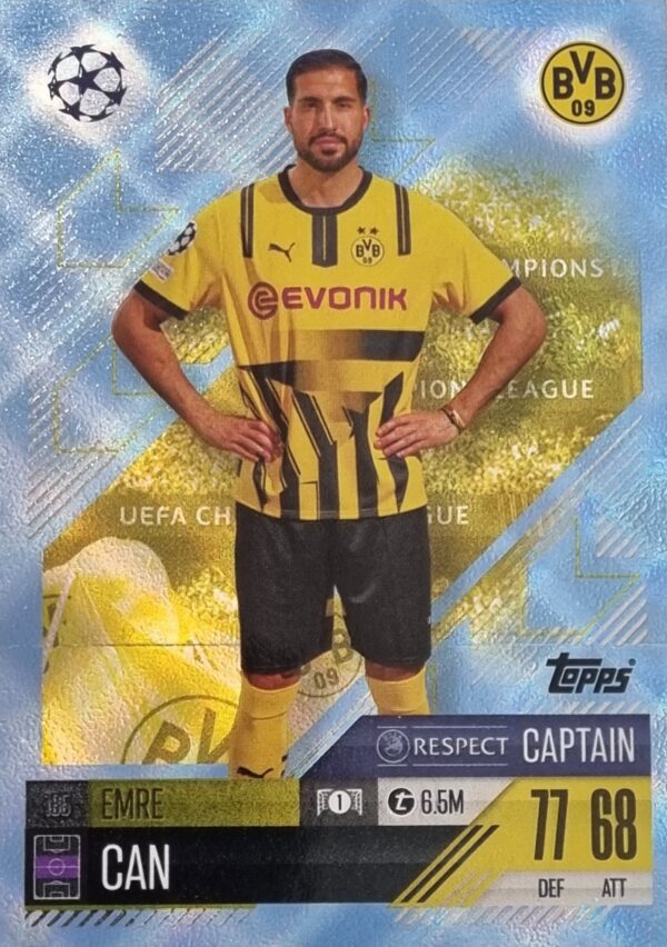 Topps Champions League Match Attax 2024/2025 / 185 EMRE CAN / Blau Parallel