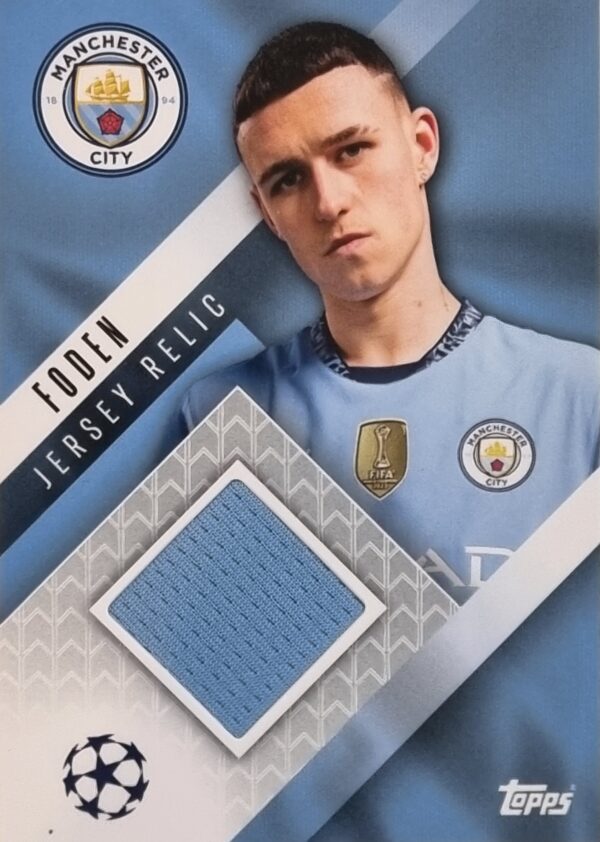 Topps Champions League Match Attax 2024/2025 / JERSEY RELIC / JR-PF / PHIL FODEN