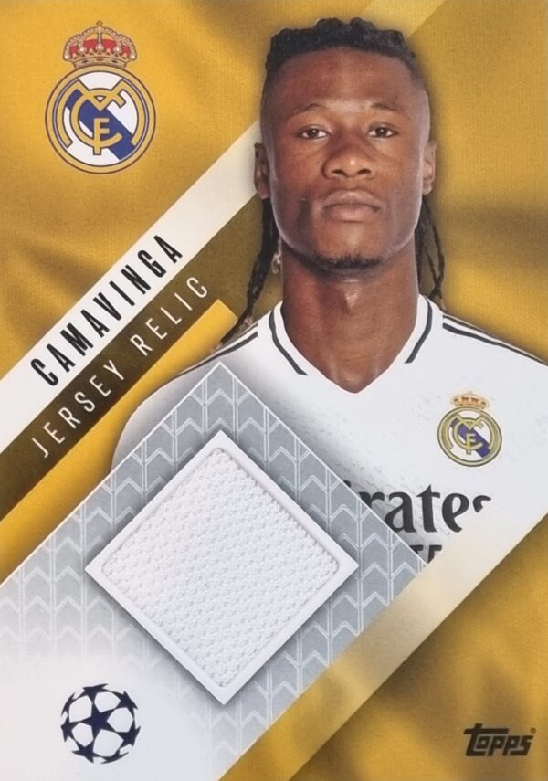 Topps Champions League Match Attax 2024/2025 / JERSEY RELIC / JR-EC / EDUARDO CAMAVINGA