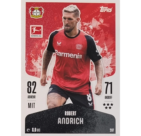 Topps Bundesliga Match Attax 2024/25 / Nr. 207 ROBERT ANDRICH