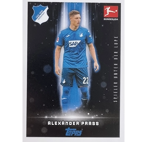 Topps Bundesliga Sticker Saison 2024/2025 / Sticker Nummer 209 Alexander Prass / Spieler unter der Lupe