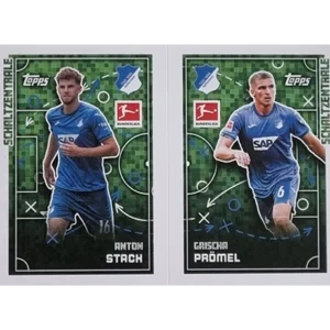 Topps Bundesliga Sticker Saison 2024/2025 / Sticker Nummer 211-212 Stach & Prömel