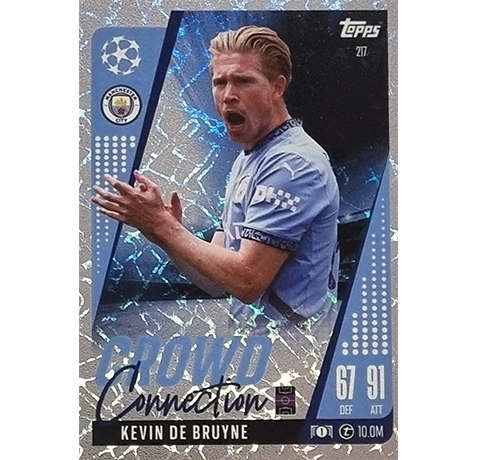 Topps Champions League EXTRA Match Attax 2024-2025 / 217 KEVIN DE BRUYNE / CROWD CONNECTION