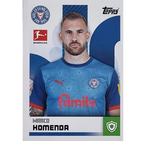 Topps Bundesliga Sticker Saison 2024/2025 / Sticker Nummer 218 Marco Komenda