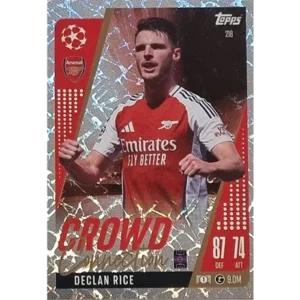 Topps Champions League EXTRA Match Attax 2024-2025 / 218 DECLAN RICE / CROWD CONNECTION