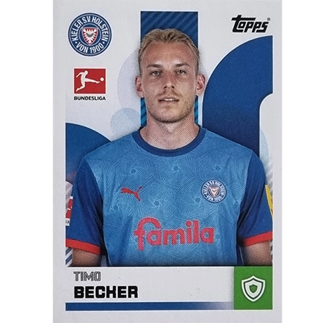 Topps Bundesliga Sticker Saison 2024/2025 / Sticker Nummer 220 Timo Becker