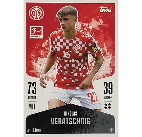 Topps Bundesliga Match Attax 2024/25 / Nr. 222 NIKOLAS VERATSCHNIG