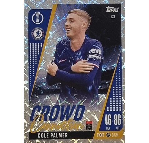 Topps Champions League EXTRA Match Attax 2024-2025 / 223 COLE PALMER / CROWD CONNECTION