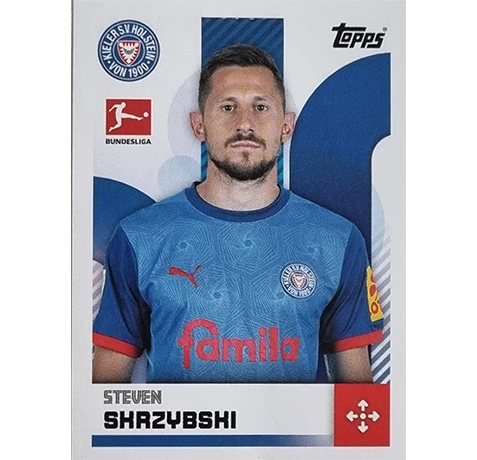 Topps Bundesliga Sticker Saison 2024/2025 / Sticker Nummer 225 Steven Skrzybshi