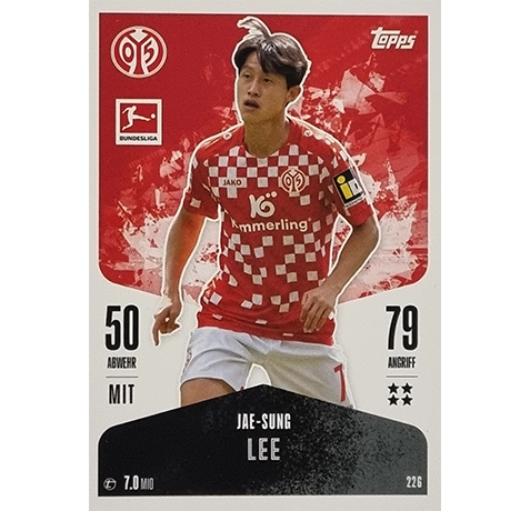 Topps Bundesliga Match Attax 2024/25 / Nr. 226 JAE-SUNG LEE