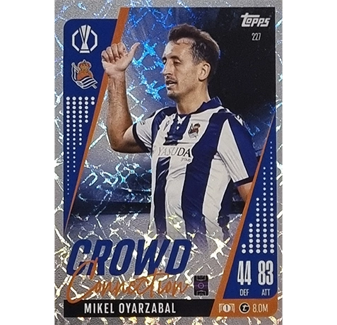 Topps Champions League EXTRA Match Attax 2024-2025 / 227 MIKEL OYARZABAL / CROWD CONNECTION