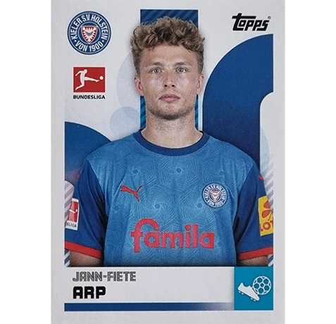 Topps Bundesliga Sticker Saison 2024/2025 / Sticker Nummer 229 Jann-Fiete Arp