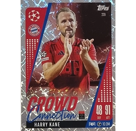 Topps Champions League EXTRA Match Attax 2024-2025 / 229 HARRY KANE / CROWD CONNECTION