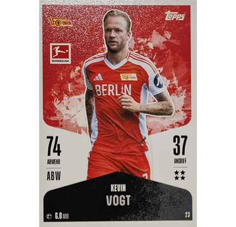 Topps Bundesliga Match Attax 2024/25 / Nr. 023 KEVIN VOGT