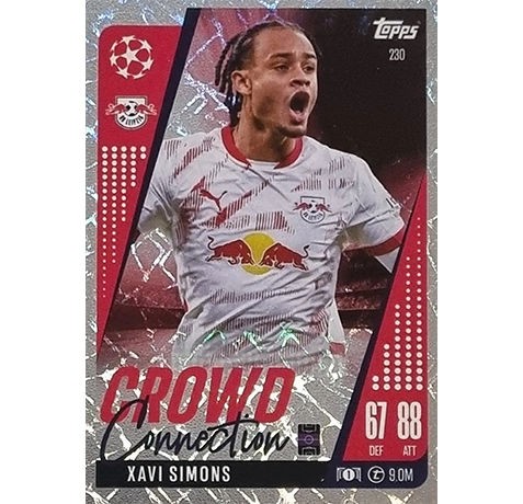 Topps Champions League EXTRA Match Attax 2024-2025 / 230 XAVI SIMONS / CROWD CONNECTION