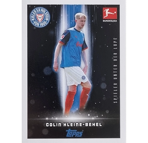 Topps Bundesliga Sticker Saison 2024/2025 / Sticker Nummer 233 Colin Kleine-Bekel / Unter die Lupe