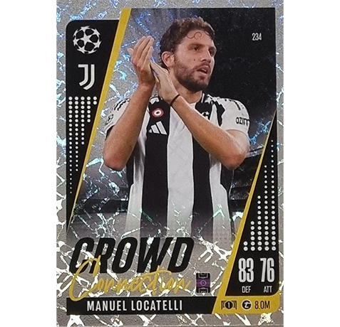 Topps Champions League EXTRA Match Attax 2024-2025 / 234 MANUEL LOCATELLI / CROWD CONNECTION