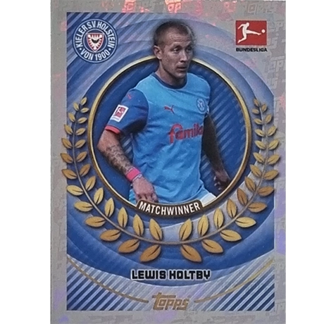 Topps Bundesliga Sticker Saison 2024/2025 / Sticker Nummer 235 Lewis Holtby / Matchwinner