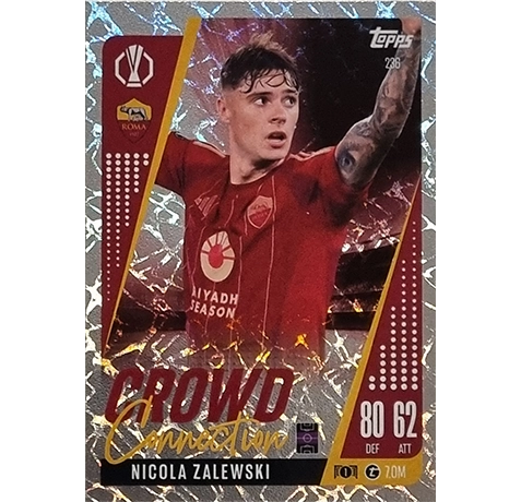 Topps Champions League EXTRA Match Attax 2024-2025 / 236 NICOLA ZALEWSKI / CROWD CONNECTION