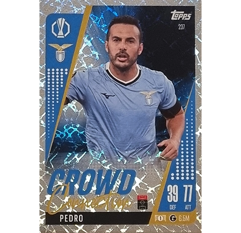 Topps Champions League EXTRA Match Attax 2024-2025 / 237 PEDRO / CROWD CONNECTION