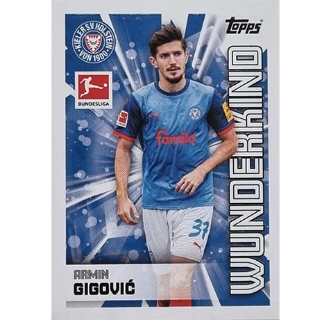 Topps Bundesliga Sticker Saison 2024/2025 / Sticker Nummer 238 Armin Gigovic / Wunderkind