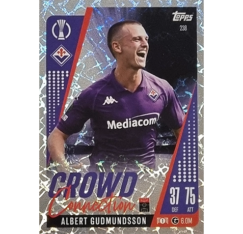 Topps Champions League EXTRA Match Attax 2024-2025 / 238 ALBERT GUDMUNDSSON / CROWD CONNECTION